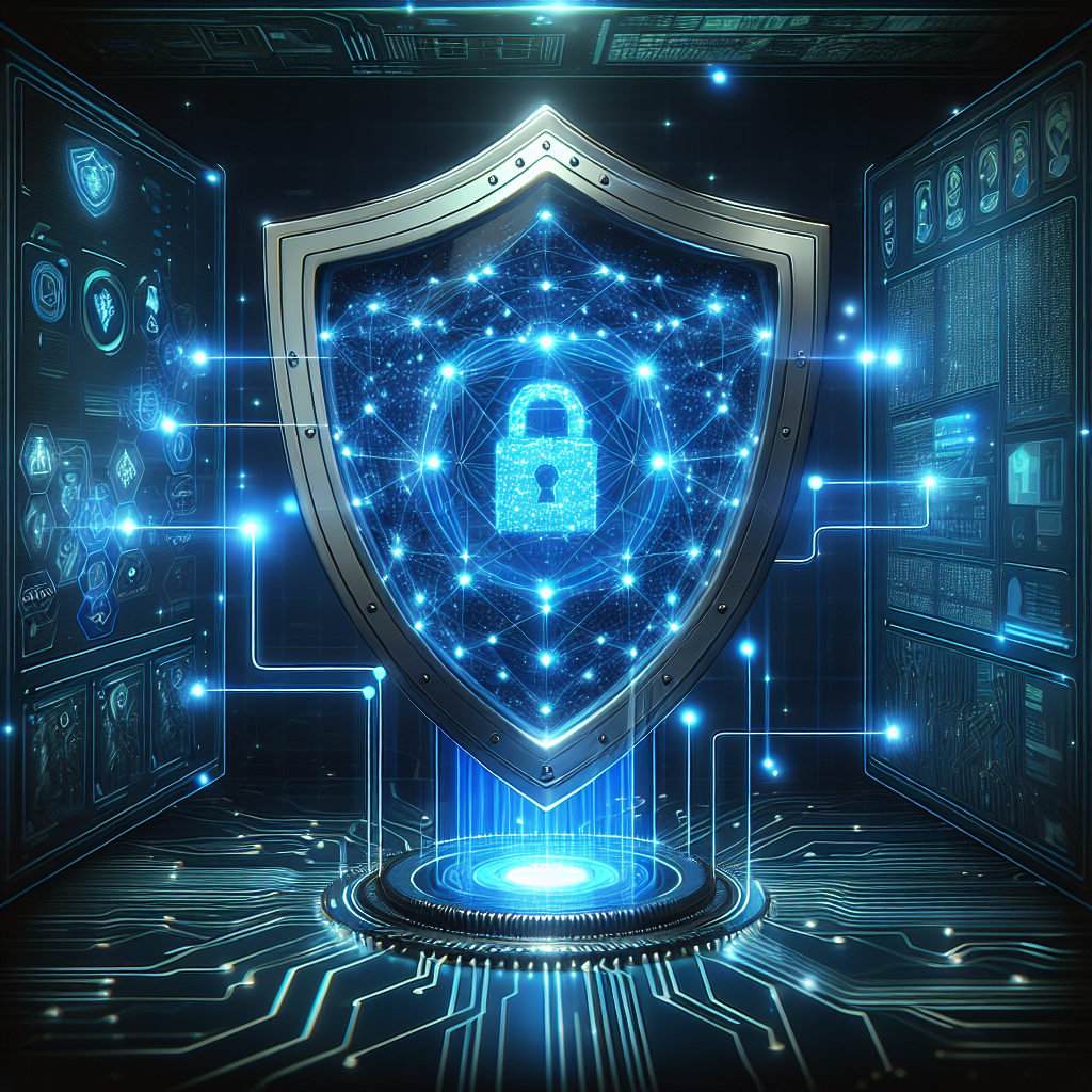 Escudo de seguridad digital protegiendo datos en la plataforma Bplay