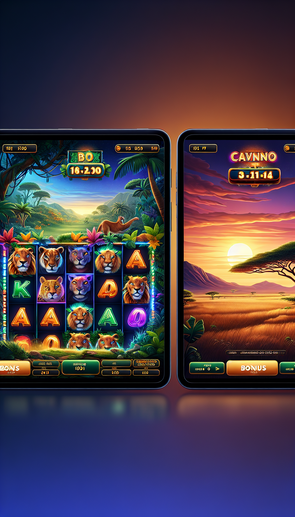 Comparativa visual entre Congo Cash y otros slots de Pragmatic Play mostrando sus diferencias temáticas y de bonificaciones