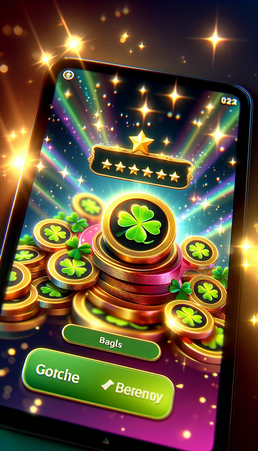 Gráficos destacados de la tragamonedas Gold Party mostrando símbolos dorados y premios