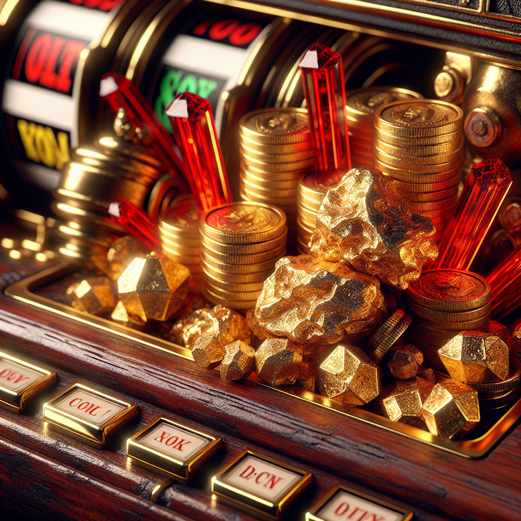 Dinamita y oro brillando en la interfaz de Gold Rush Slot