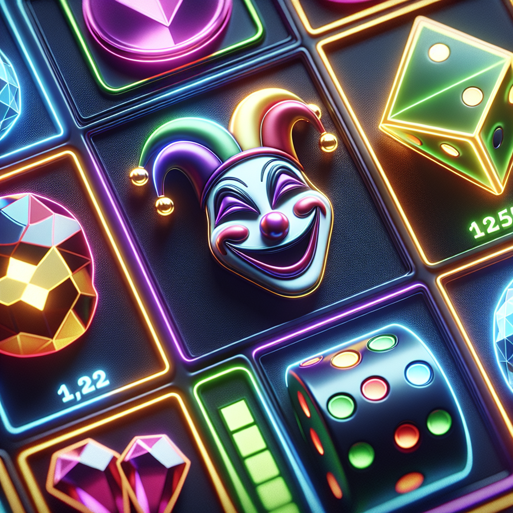 Primer plano de la tabla de pagos en Joker Jewels mostrando símbolos clave