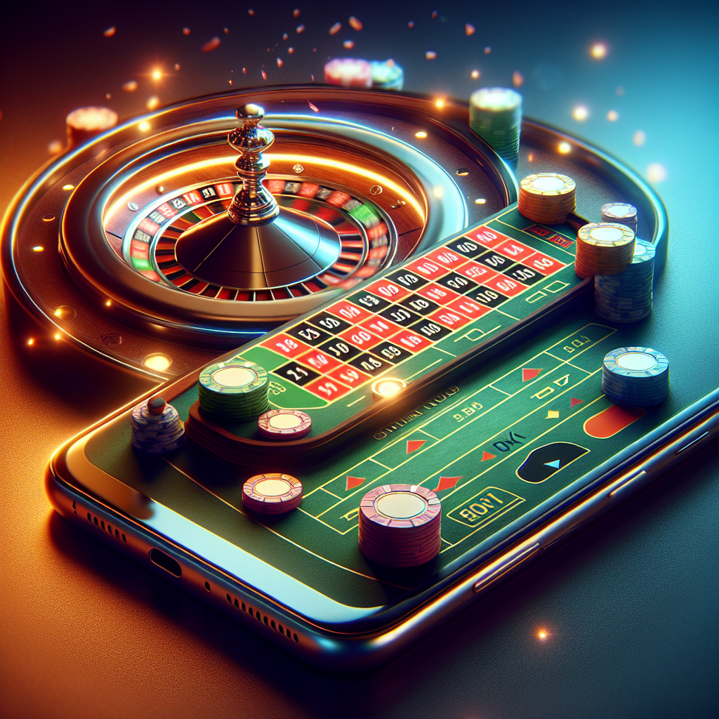 Mesa de ruleta online en Bplay y Blay Mesa de ruleta online en Bplay y Blay, fichas y rueda girando, casino digital.